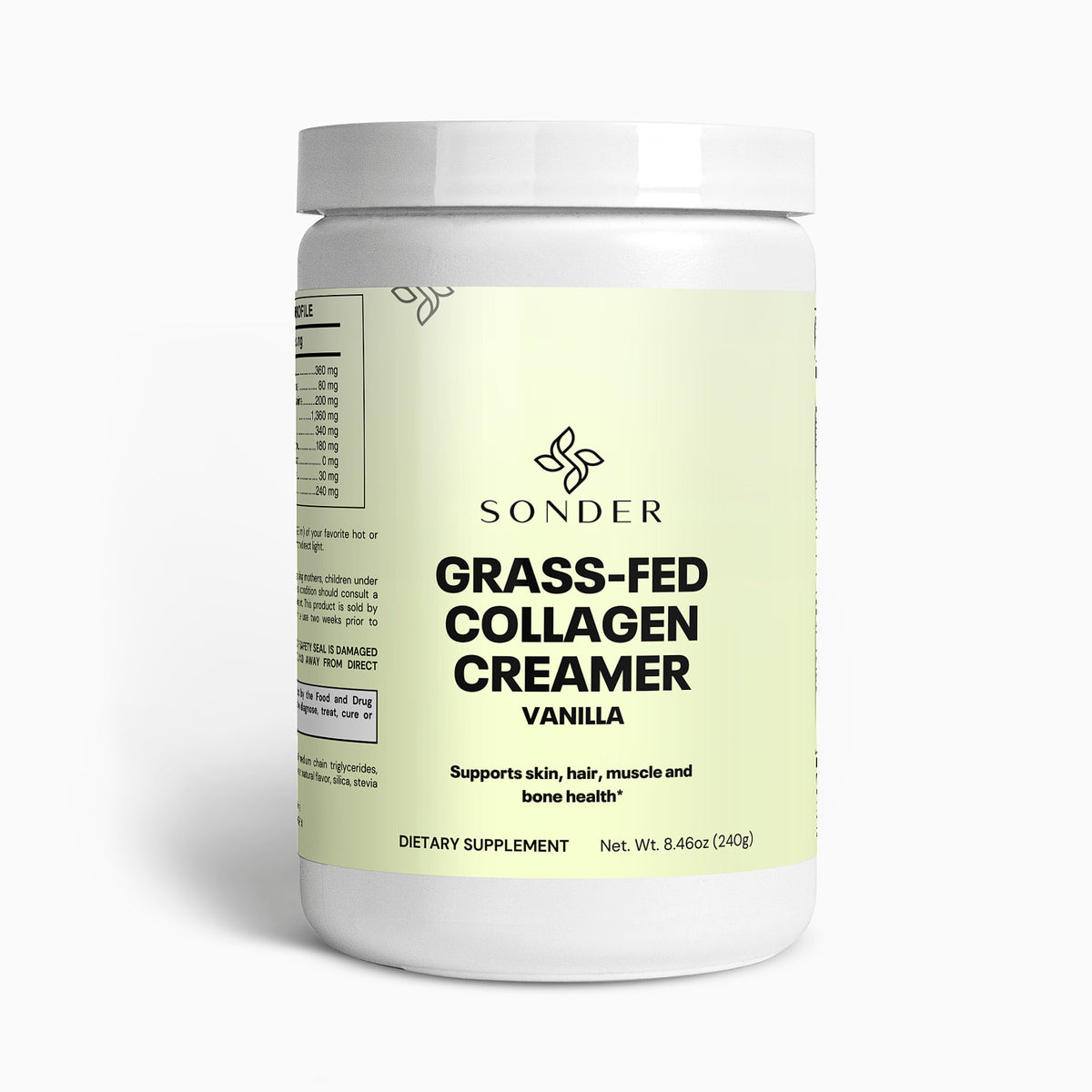 Grass-Fed Collagen Creamer (Vanilla)