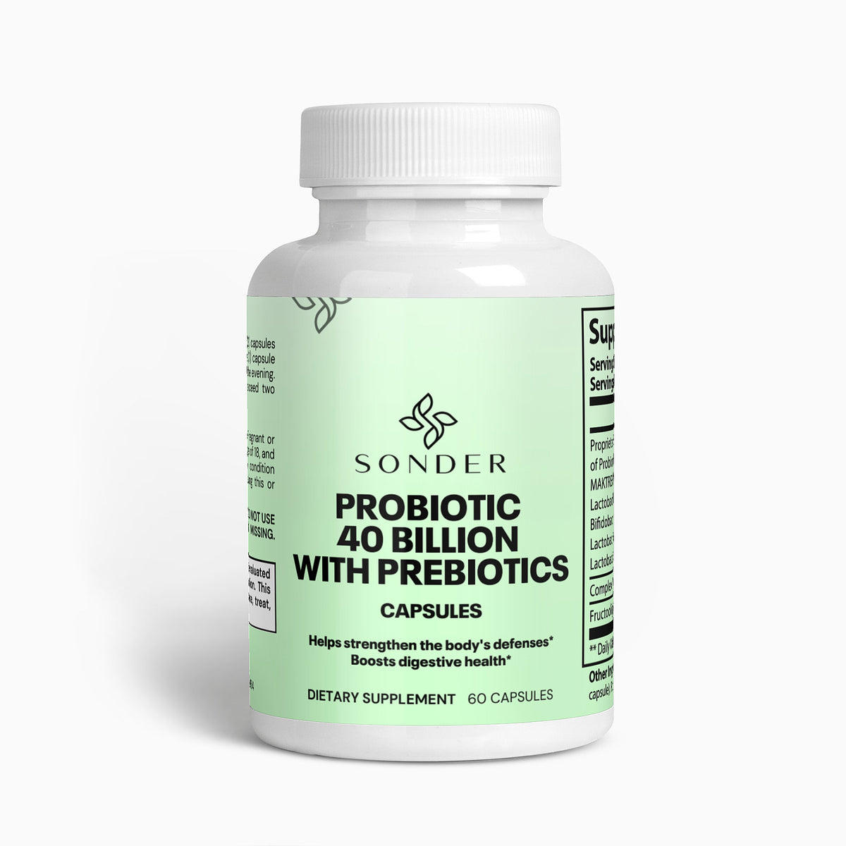 Probiotic 40 Billion with Prebiotics