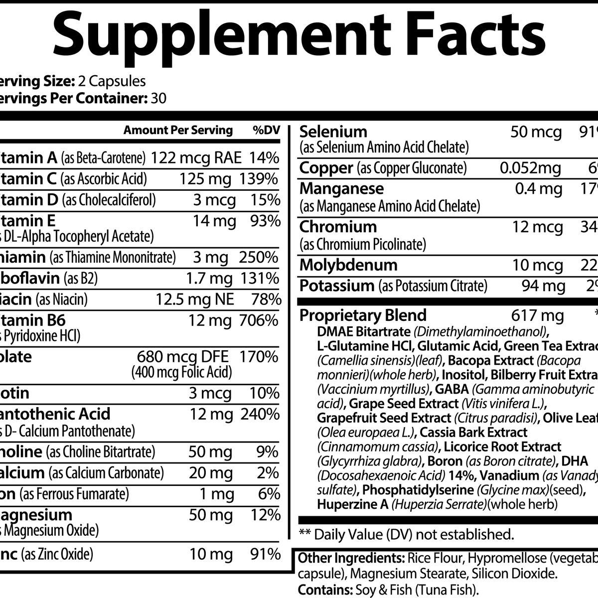 Brain Food & Focus Formula