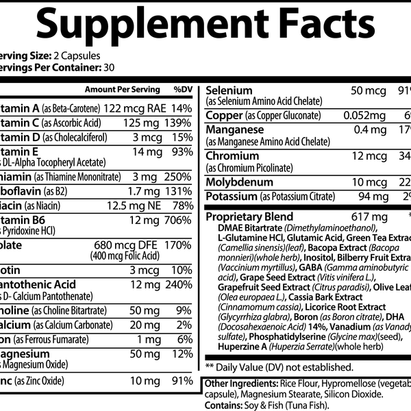 Brain Food & Focus Formula